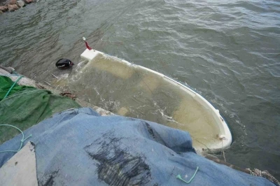 Edremit Körfezi’nde şiddetli lodos balıkçı teknelerini batırdı
