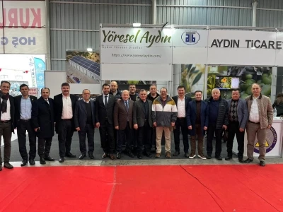 Edremit Ticaret Odası Heyeti, Aydın&rsquo;da fuara katıldı

