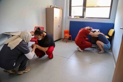 EFAK&rsquo;tan Otizm Yaşam Merkezi&rsquo;nde hayat kurtaran tatbikat
