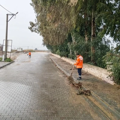 Efeler Belediyesi&rsquo;nde yağmur mesaisi
