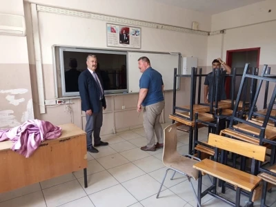 Efeler’de okullar yeni eğitim öğretim yılına hazırlanıyor
