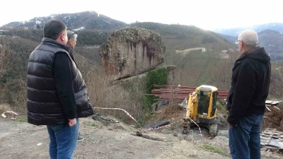 Efsaneyi duyan geliyor, Gelin Kayası turizme kazandırılıyor
