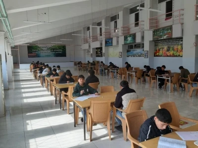 Eğil Belediyesinden &ouml;ğrencilere deneme sınavı
