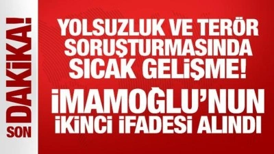 Ekrem İmamoğlu'nun ter&ouml;rden ifadesi alındı