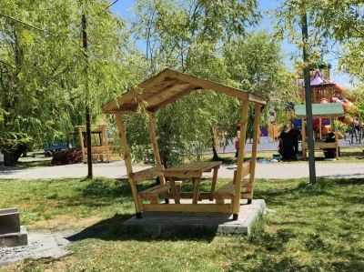 Ekşisu Mesire Alanı&rsquo;na yeni oturma alanları

