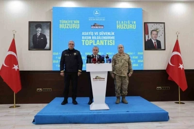 Elazığ&rsquo;da 2025 g&uuml;venlik bilan&ccedil;osu: Su&ccedil; oranları d&uuml;şt&uuml;, 41 milyon TL ceza uygulandı
