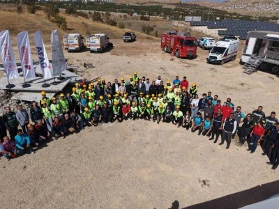 Elazığ’da afet tatbikatı: Palu’da deprem senaryosu canlandırıldı
