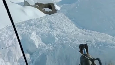 Elazığ&rsquo;da &ccedil;ığ d&uuml;şmesi sonucu kapanan ge&ccedil;it a&ccedil;ıldı
