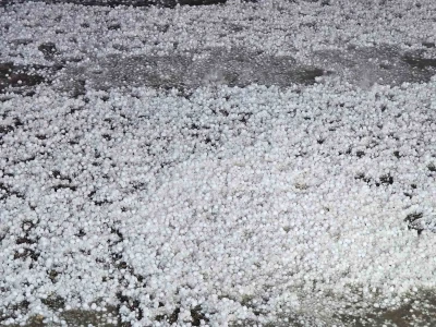 Elazığ&rsquo;da dolu etkili oldu
