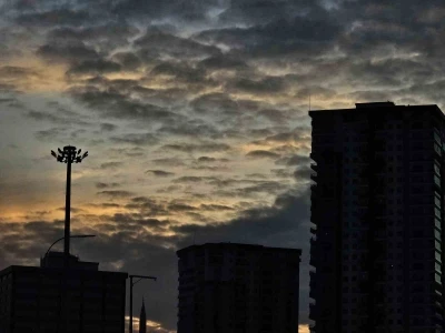 Elazığ’da gün batımı görsel şölen sundu

