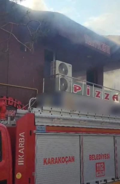 Elazığ&rsquo;da iş yerinde &ccedil;ıkan yangın paniğe neden oldu
