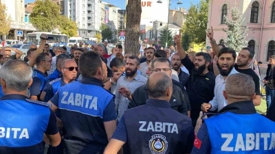 Elazığ’da izinsiz yürüyüş
