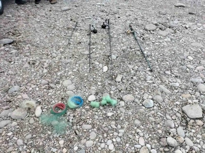Elazığ&rsquo;da ka&ccedil;ak balık avlayanlara operasyon
