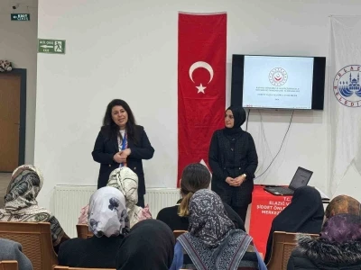 Elazığ&rsquo;da kadına y&ouml;nelik şiddetle m&uuml;cadele eğitimi
