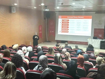 Elazığ&rsquo;da kadına y&ouml;nelik şiddetle m&uuml;cadele eğitimi
