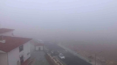 Elazığ’da sis etkili oldu
