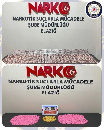 Elazığ&rsquo;da uyuşturucuyla m&uuml;cadele: 3 tutuklama
