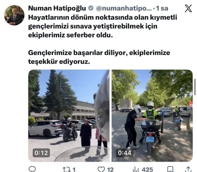 Elazığ&rsquo;da YKS&rsquo;ye geciken adayların imdadına polis ekipleri yetişti
