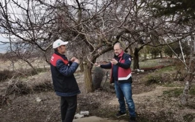 Elazığ&rsquo;da zirai don mesaisi
