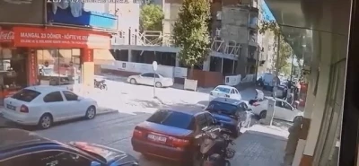 Elazığ’daki kaza kameralara yansıdı
