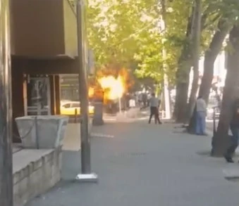 Elektrik panosunun patlaması sonucu çıkan yangın paniğe sebep oldu
