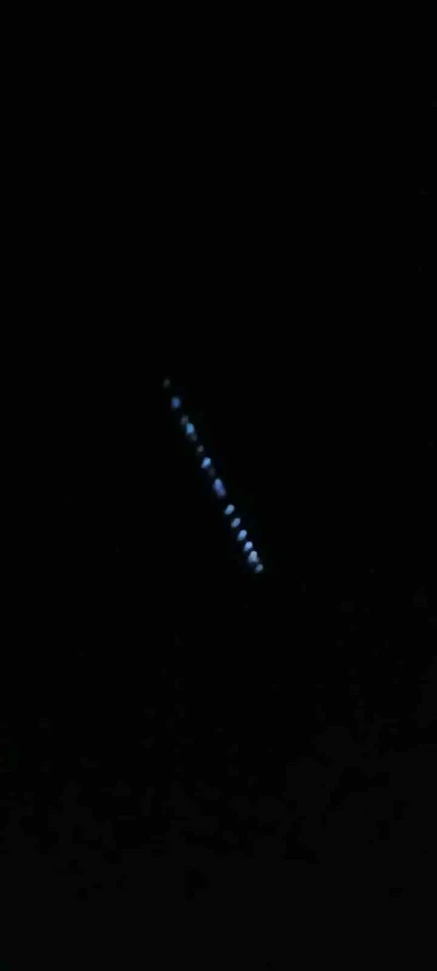 Elon Musk’ın ‘Starlink uydu zinciri’ Erzincan semalarında görüldü
