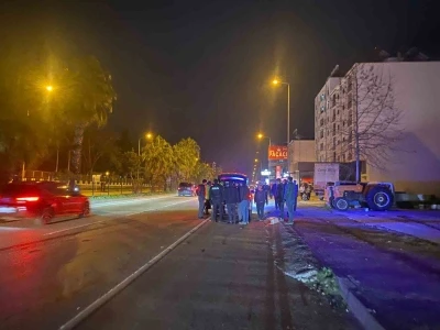 Emekli polis memuru kazada hayatını kaybetti: O anlar kamerada
