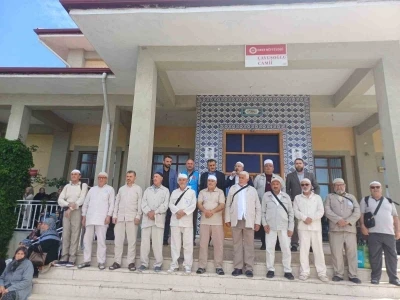Emet&rsquo;te 20 hacı adayı dualarla uğurlandı
