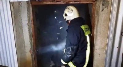 Emet’te ahşap ev yangını
