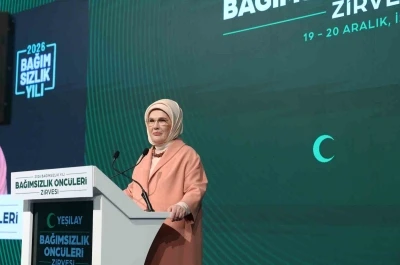 Emine Erdoğan, Bağımsızlık &Ouml;nc&uuml;leri Zirvesi&rsquo;nde konuştu: "2026&rsquo;yı &rsquo;Bağımsızlık Yılı&rsquo; ilan ediyoruz"
