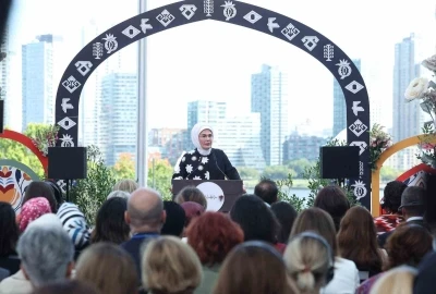 Emine Erdoğan, New York’ta &quot;Anadoludakiler: Kapıların Ardındaki Hazineler&quot; programında konuştu
