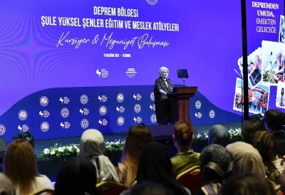 Emine Erdoğan: "Kadınların ekonomik hayata katılması, afet sonrası toparlanma d&ouml;neminde b&uuml;y&uuml;k &ouml;neme sahiptir"
