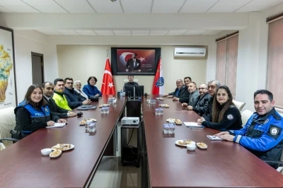 Emniyet M&uuml;d&uuml;r&uuml; &Ccedil;ağlar başkanlığında huzur toplantısı yapıldı
