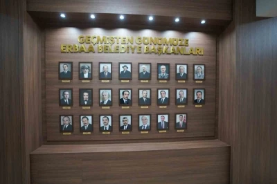 Erbaa Belediyesi&rsquo;nin y&ouml;netim tarihi tek panoda toplandı

