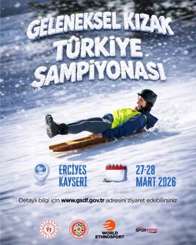 Erciyes; Geleneksel Kızak T&uuml;rkiye Şampiyonası&rsquo;na ev sahipliği yapacak
