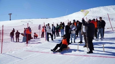 Erciyes, Geleneksel Kızak T&uuml;rkiye Şampiyonası&rsquo;na ev sahipliği yaptı

