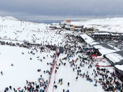 Erciyes&rsquo;te hafta sonu yoğunluğu
