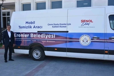 Erenler’de mobil temizlik aracı hizmete başladı

