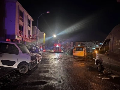 Erzincan&rsquo;da inşaat sahasında doğal gaz sızıntısı paniği
