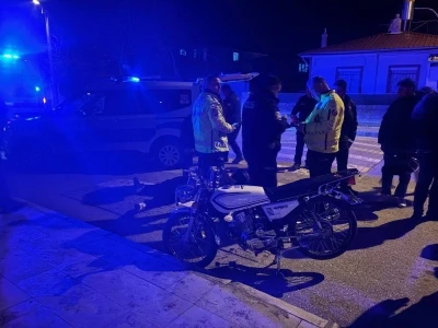 Erzincan&rsquo;da motosiklet kazası
