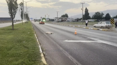 Erzincan-Erzurum kara yolunda duygulandıran görüntü
