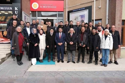 Erzincan İl M&uuml;ft&uuml;l&uuml;ğ&uuml; &ccedil;alışmalarını basın mensuplarına anlattı
