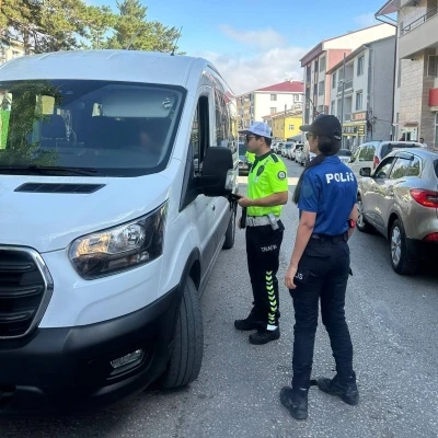 Erzincan’ın tüm ilçelerinde okul servis araçları denetlendi
