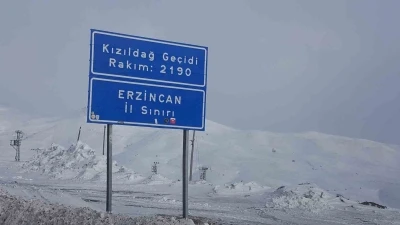 Erzincan’ın yüksek kesimlerinde kar yağışı etkili oldu
