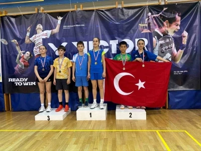 Erzincanlı badmintonculardan Avrupa ikinciliği
