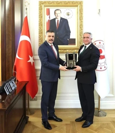 Erzurum Baro Başkanı &Ouml;ner&rsquo;den Bakan &Ccedil;ift&ccedil;i&rsquo;ye ziyaret

