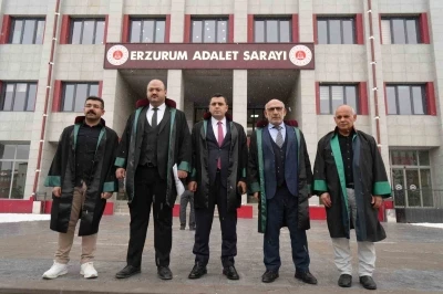 Erzurum&rsquo;da Hukuk&ccedil;ular Derneği&rsquo;nden İsrail&rsquo;e yasa tepkisi
