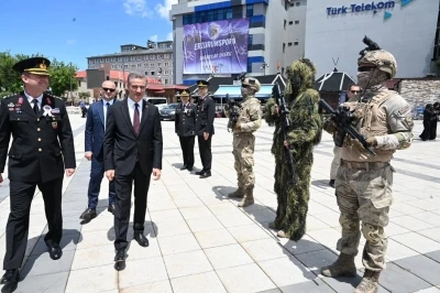 Erzurum&rsquo;da jandarmanın 187. yılına &ouml;zel tanıtım standı

