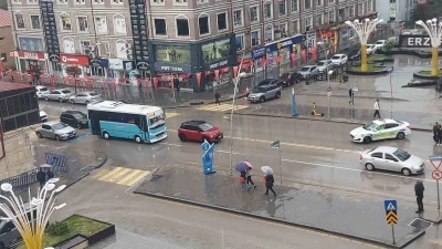 Erzurum&rsquo;da kuvvetli sağanak yağış uyarısı

