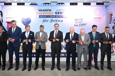 Erzurum&rsquo;da "Maarifin kalbinde marifetli gen&ccedil;lik" mesleki ve teknik eğitim fuarı a&ccedil;ıldı
